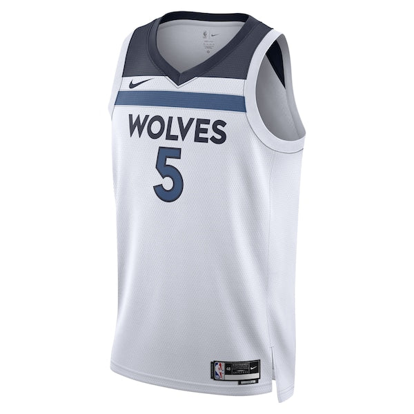Anthony Edwards Minnesota Timberwolves Nike Unisex Swingman Jersey - Association Edition - White - Image 2