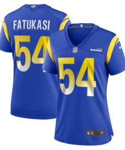 Olakunle Fatukasi Los Angeles Rams Nike Women's  Game Jersey -  Royal