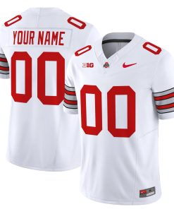 Ohio State Buckeyes Nike Custom Vapor Limited Jersey - White