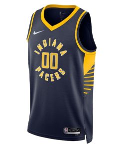 Alternative view of Bennedict Mathurin Indiana Pacers Nike Unisex 2025 NBA Finals Swingman Jersey - Icon Edition - Navy