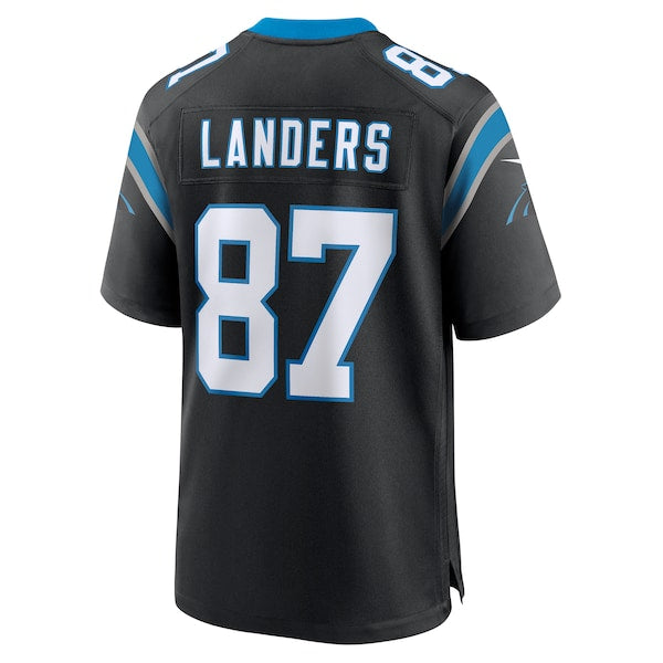 Matt Landers Carolina Panthers Nike Game Jersey - Black - Image 3