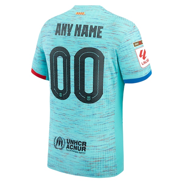 Barcelona Nike 2023/24 Third Custom Authentic Jersey - Aqua - Image 3