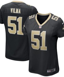 Jonathan Vilma New Orleans Saints Nike Women's Game Retired Player Jersey - Black