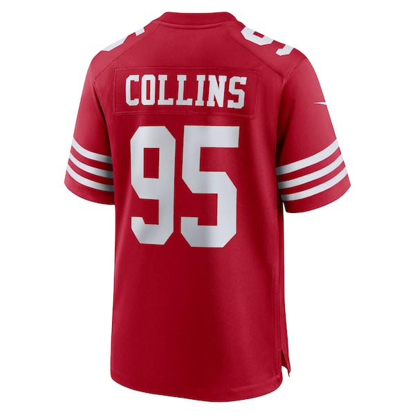 Alfred Collins San Francisco 49ers Nike Team Game Jersey - Scarlet - Image 3