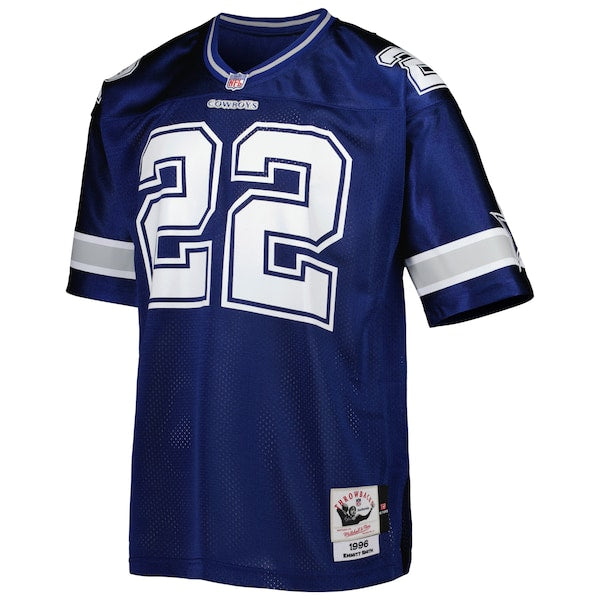 Emmitt Smith Dallas Cowboys 1996 Authentic Throwback Retired Player Jersey - Navy - Image 2
