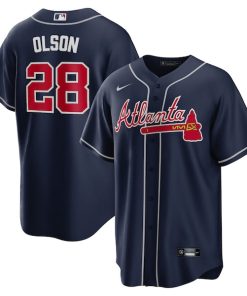 Matt Olson Atlanta Braves Nike Alternate Replica Player Jersey - Navy