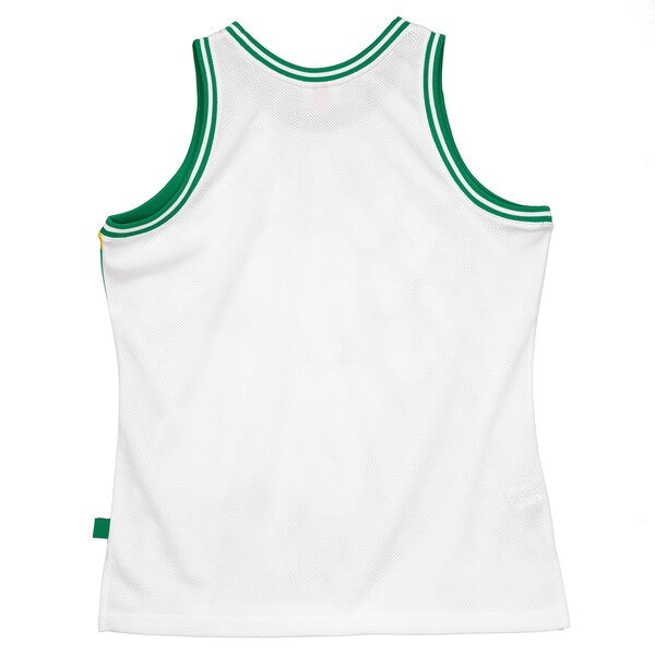 Boston Celtics Hardwood Classics Blown Out Fashion Jersey - White - Image 3