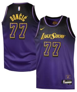 Luka Don?i? Los Angeles Lakers Nike City Edition Swingman Jersey 2024 - Purple