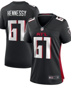 Matt Hennessy Atlanta Falcons Nike Women's Game Jersey - Black
