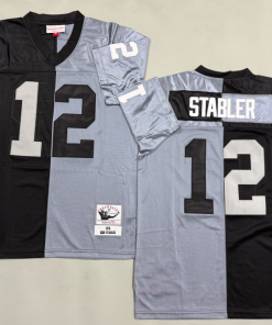 Ken Stabler Las Vegas Raiders Authentic Split Throwback Retired Player Jersey