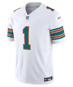 Alternative view of Tua Tagovailoa Miami Dolphins Nike Vapor F.U.S.E. Limited Jersey - White