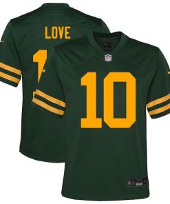Jordan Love Green Bay Packers Nike Youth Alternate Game Jersey - Green