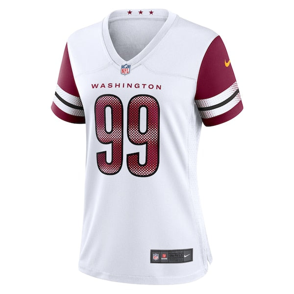 Chase Young Washington Commanders Nike Women's Player Jersey - White/Black/Burgundy - Image 3