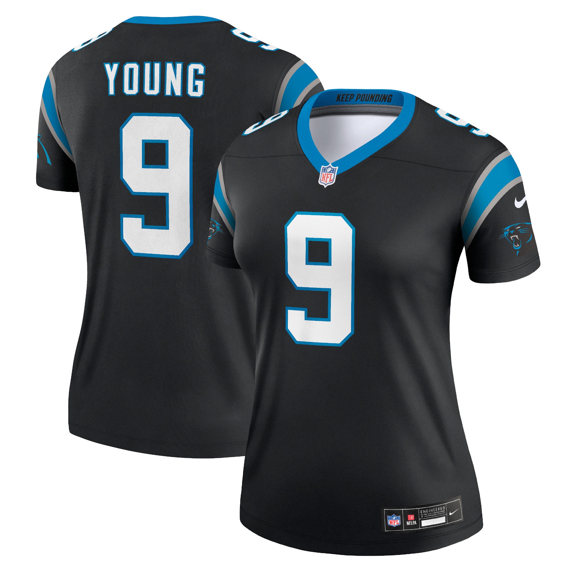 Bryce Young Carolina Panthers Nike Women's Legend Jersey - Blue/Black - Image 6
