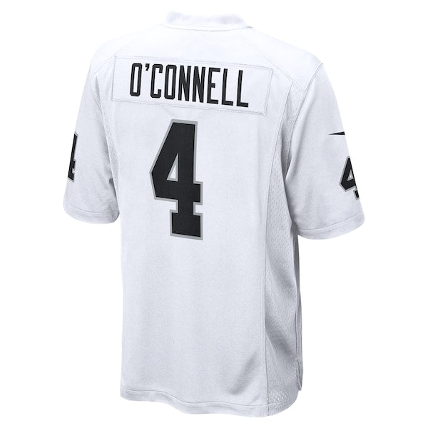Aidan O'Connell Las Vegas Raiders Nike Game Jersey - White/Black - Image 5