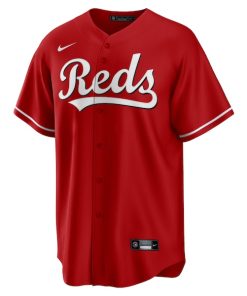 Alternative view of Elly De La Cruz Cincinnati Reds Nike Big & Tall Alternate Replica Player Jersey - Red