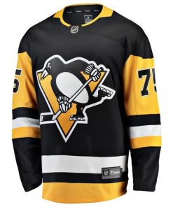 Alternative view of Connor Clifton Pittsburgh Penguins  Home Breakaway Jersey - Black