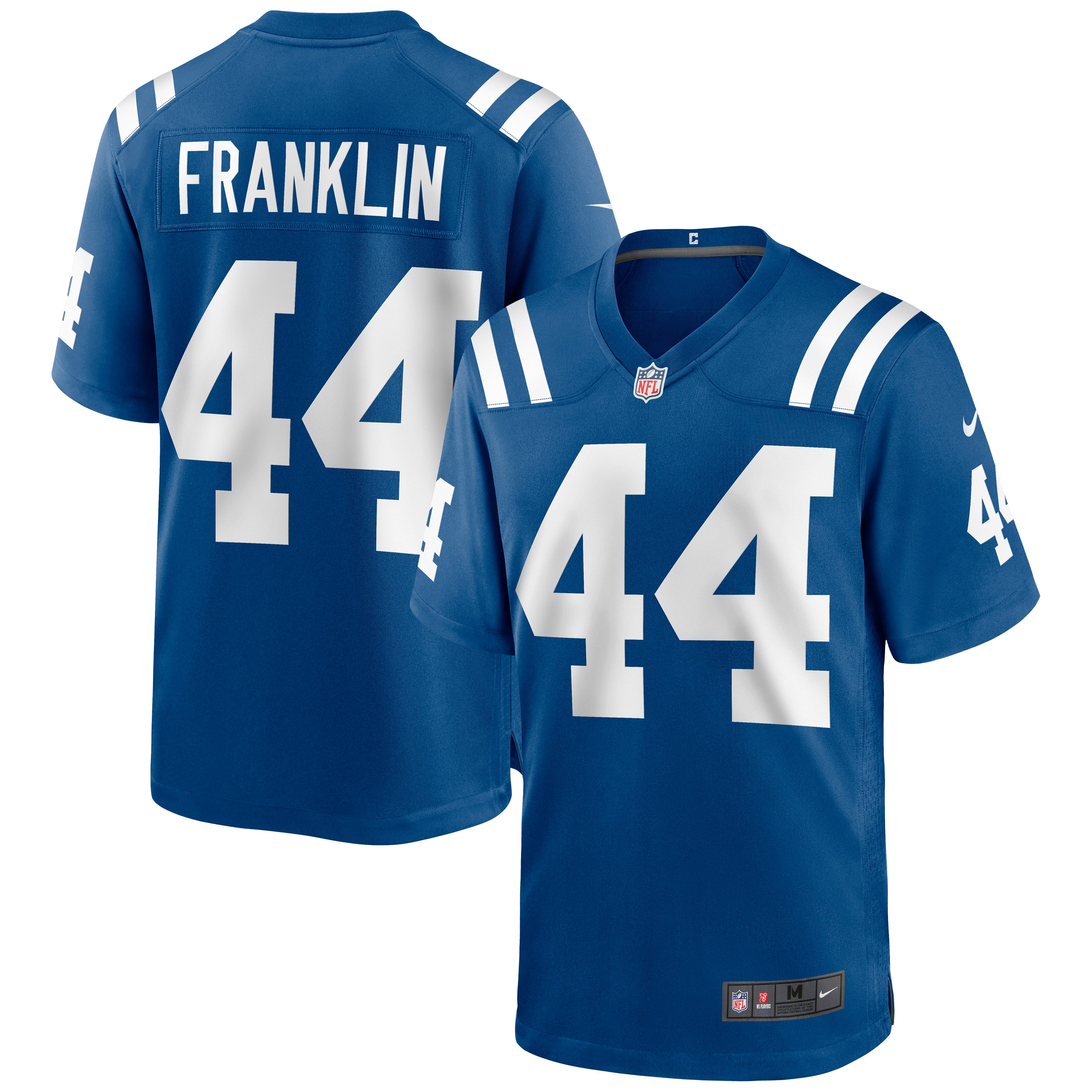 Zaire Franklin Indianapolis Colts Nike Indiana Nights Alternate Game Jersey - Royal/Royal - Image 2