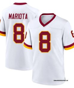 Marcus Mariota Washington Commanders Nike Super Bowl Era Game Jersey - White