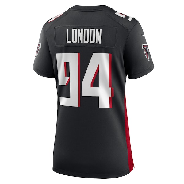 LaCale London Atlanta Falcons Nike Women's Team Game Jersey - Black - Image 3