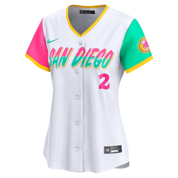 Xander Bogaerts San Diego Padres Nike Women's City Connect Limited Player Jersey - White - Image 2