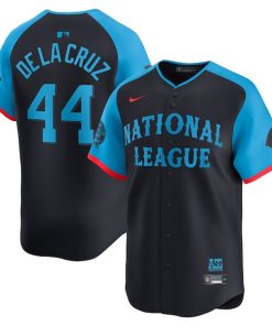 Elly De La Cruz National League Nike 2024 MLB All-Star Game Limited Player Jersey - Navy