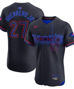 Vladimir Guerrero Jr. Toronto Blue Jays Nike 2024 City Connect Elite Player Jersey - Navy