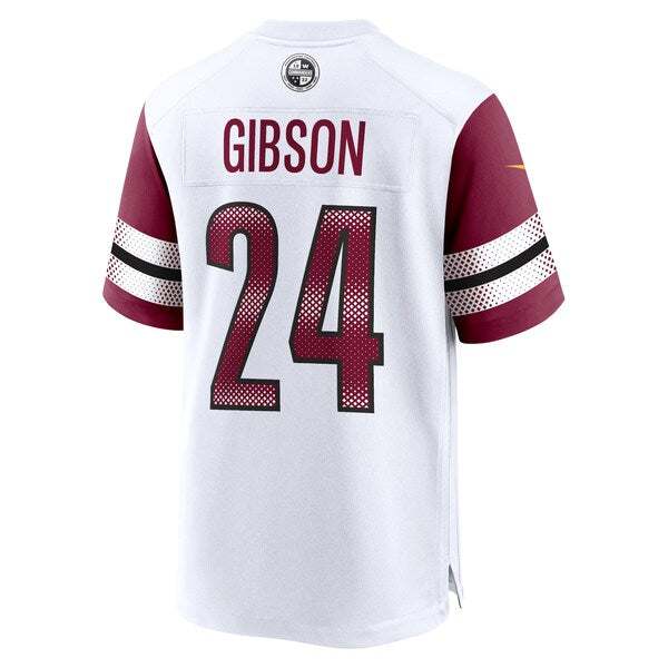 Antonio Gibson Washington Commanders Nike Game Jersey - White/Black/Burgundy - Image 4