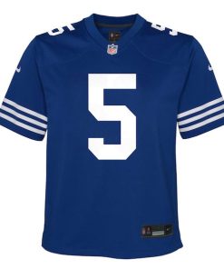 Alternative view of Anthony Richardson Indianapolis Colts Nike Youth Alternate Player Game Jersey - Royal
