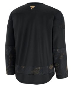 Alternative view of Colorado Avalanche  2024 Military Appreciation Practice Jersey - Black