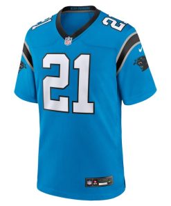 Alternative view of Jeremy Chinn Carolina Panthers Nike Alternate Game Jersey - Blue