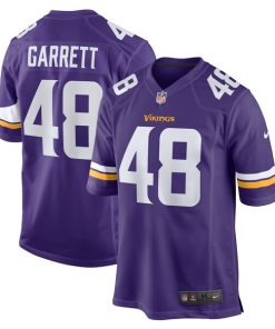 Chris Garrett Minnesota Vikings Nike Home Game Player Jersey - Purple