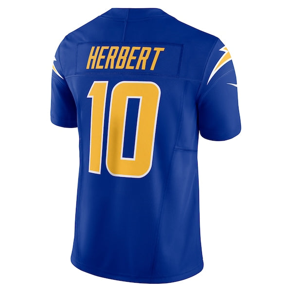 Justin Herbert Los Angeles Chargers Nike Vapor F.U.S.E. Limited Jersey - Royal/Navy/Powder Blue/White - Image 4