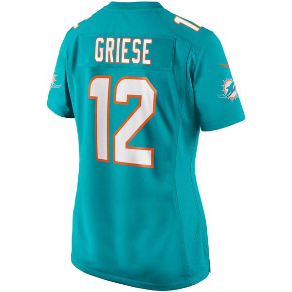 Bob Griese Miami Dolphins Nike Women's Game Retired Player Jersey - Aqua/White - Image 4