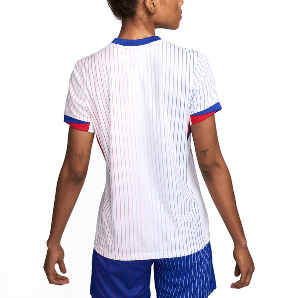 France National Team Nike Women's 2024 Away Replica Blank Jersey - White - Image 6