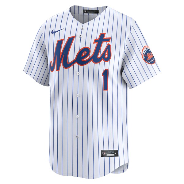 New York Mets Nike #1 Dad Home Limited Jersey - White - Image 2