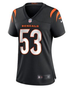 Alternative view of TJ Pesefea Cincinnati Bengals Nike Women's Team Game Jersey -  Black