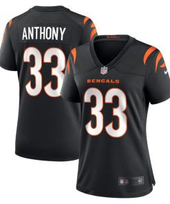Alternative view of Daijahn Anthony Cincinnati Bengals Nike Women's  Game Jersey -  Black