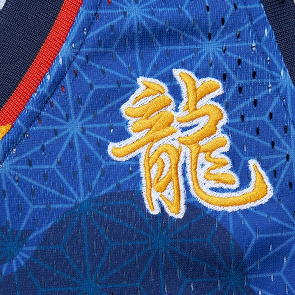 Baron Davis Golden State Warriors 2006/07 Hardwood Classics Asian Heritage 6.0 Swingman Throwback Player Jersey - Royal - Image 4