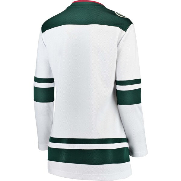 Minnesota Wild Women's Away Breakaway Jersey - White/Green - Image 4
