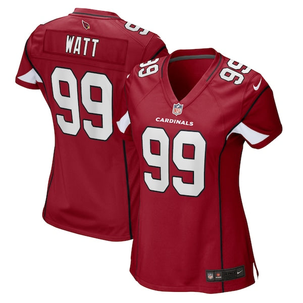 J.J. Watt Arizona Cardinals Nike Women's Game Jersey - Cardinal/Black - Image 2