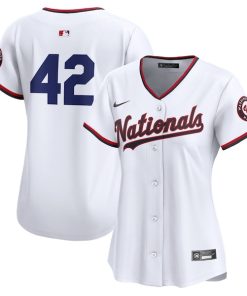 Washington Nationals Nike Women's 2024 Jackie Robinson Day Home Limited Jersey?¨C White
