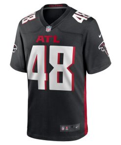 Alternative view of Bralen Trice Atlanta Falcons Nike Team Game Jersey -  Black