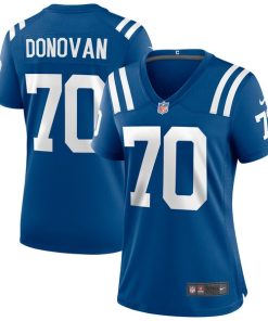 Art Donovan Indianapolis Colts Nike Women's Game Retired Player Jersey - Royal