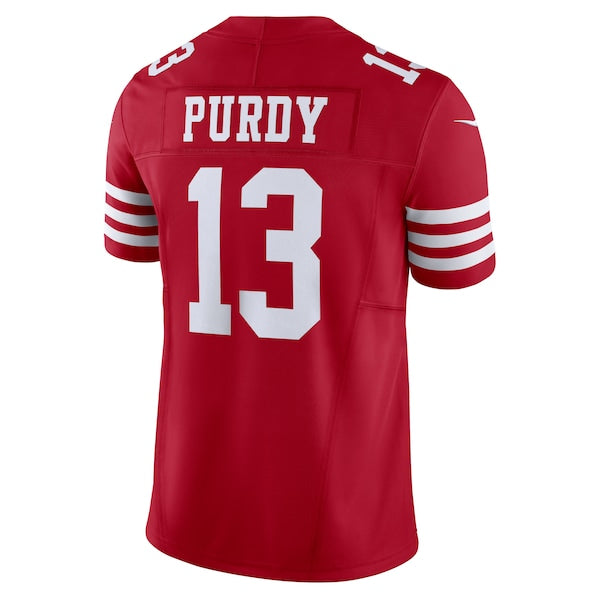 Brock Purdy San Francisco 49ers Nike Vapor F.U.S.E. Limited Jersey - Scarlet - Image 3