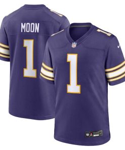 Warren Moon Minnesota Vikings Nike Classic Retired Player Game Jersey - Purple