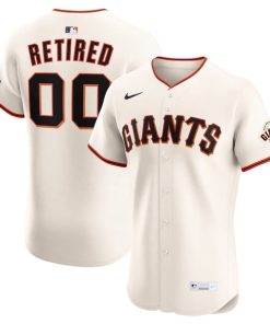 San Francisco Giants Nike  Home Elite Pick-A-Player Retired Roster Jersey - Cream