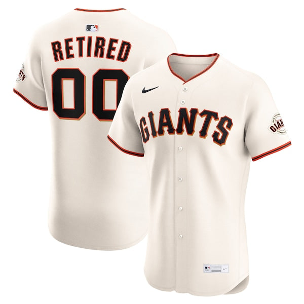 San Francisco Giants Nike Home Elite Pick-A-Player Retired Roster Jersey - Cream