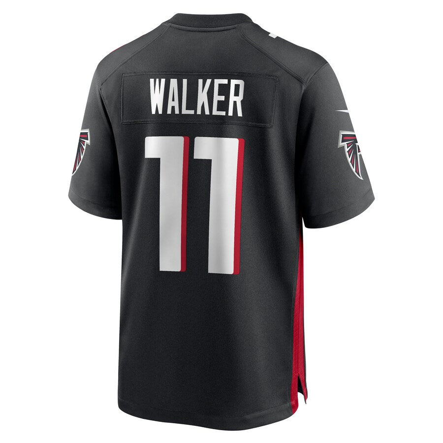 Jalon Walker Atlanta Falcons Nike 2025 NFL Draft First Round Pick Game Jersey - Black - Image 3