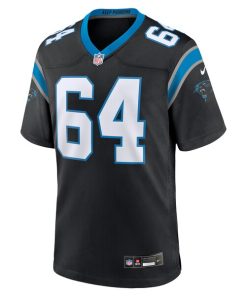 Alternative view of Brett Toth Carolina Panthers Nike  Game Jersey -  Black